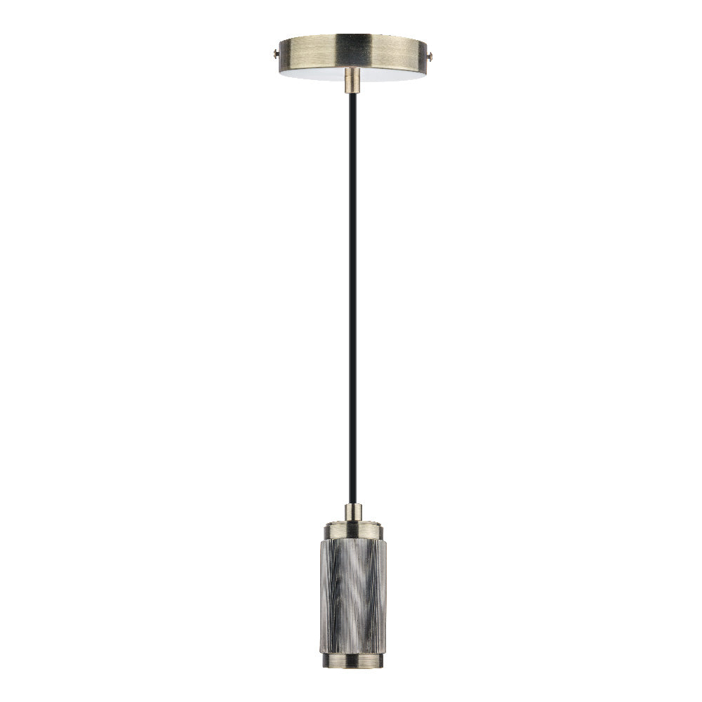 CANDIL SOCKET SUSPENDIDO PARA INTERIORES HIERRO ANTIGUO 8.5W 100-240V E27  60SOCK110MVE27HA