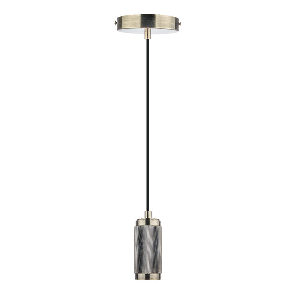 CANDIL SOCKET SUSPENDIDO PARA INTERIORES HIERRO ANTIGUO 8.5W 100-240V E27  60SOCK110MVE27HA