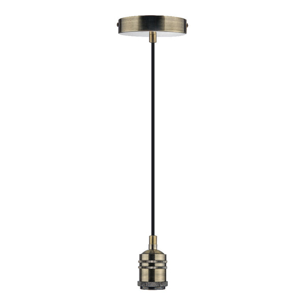 CANDIL SOCKET HIERRO ANTIGUO SUSPENDIO PARA INTERIORES 8.5W 100-240V E27  60SOCK111MVE27HA