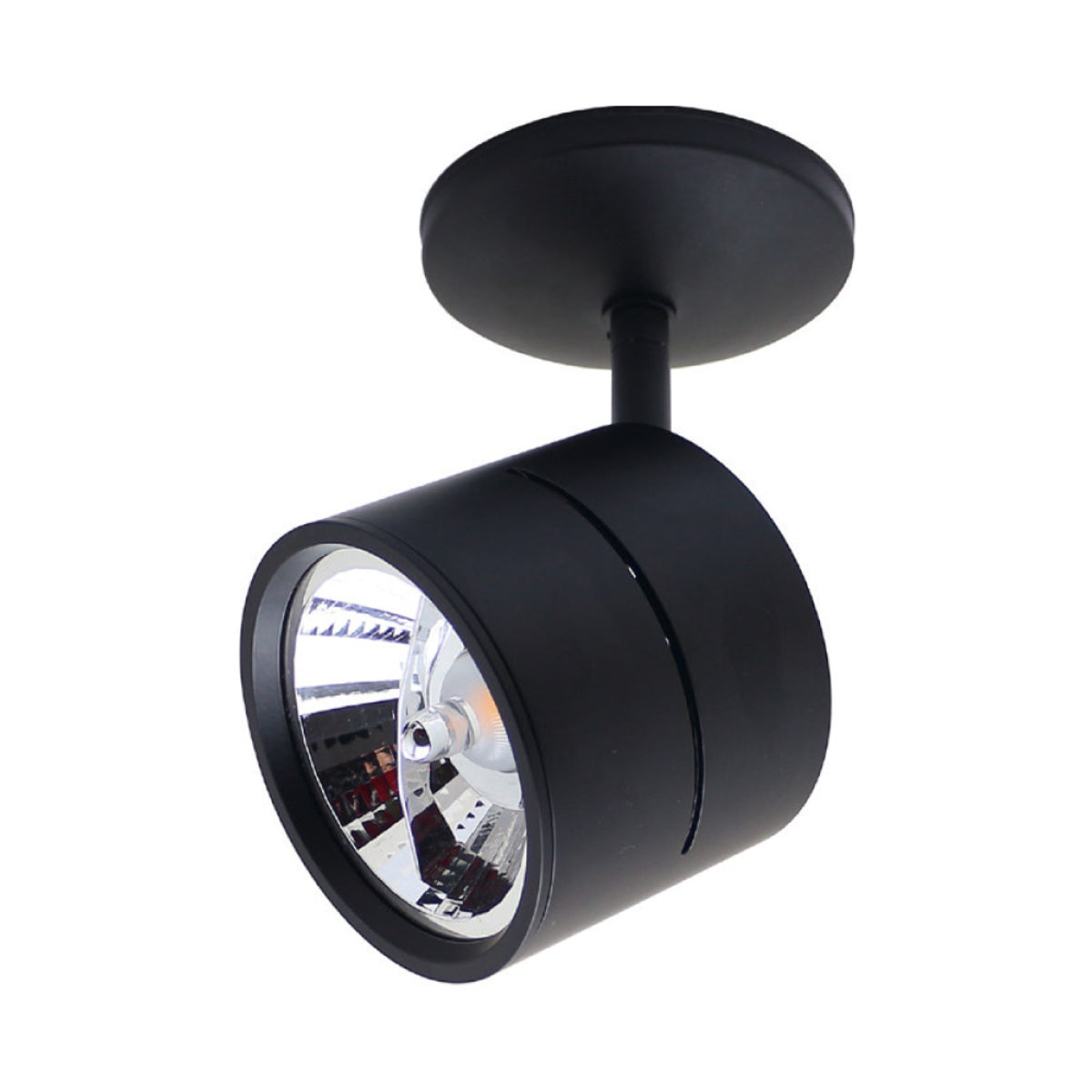 LÁMPARA SPOT PARA SOBREPONER DE TECHO AR111 NEGRO AVOIR I 15W 100-240V G53 60YS391MVN