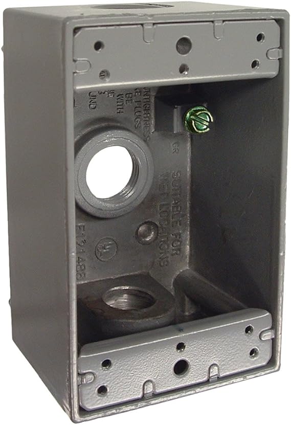 CAJA CONEX SENC ALUMINIO FS C/3 1/2" TAPON CIEGO C/3 1/2" C/2