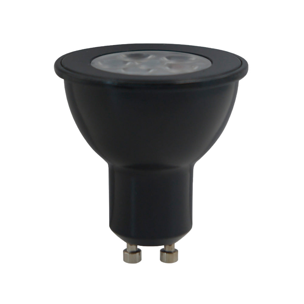 FOCO LED MR NEGRO 6W 100-277V 18K GU10 6GU10LEDAMV35