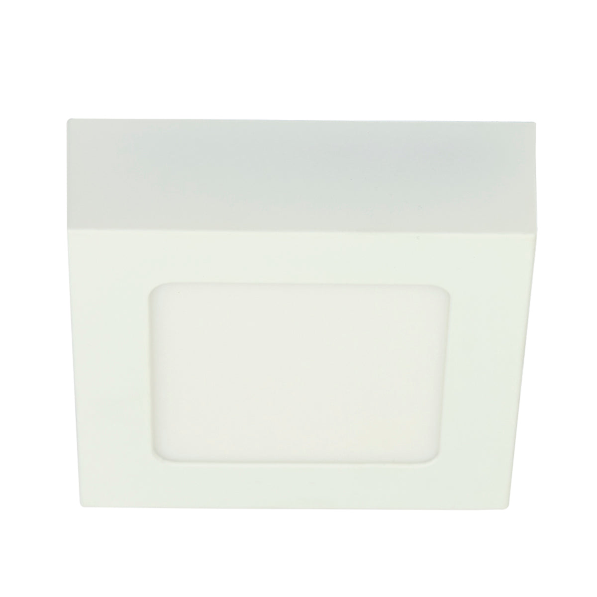 PLAFON LED CUADRADO PARA INTERIORES DE SOBREPONER EN TECHO ALGEDI I BLANCO 6W 100-240V 320LM 30K 6PTLLEDC30MVB