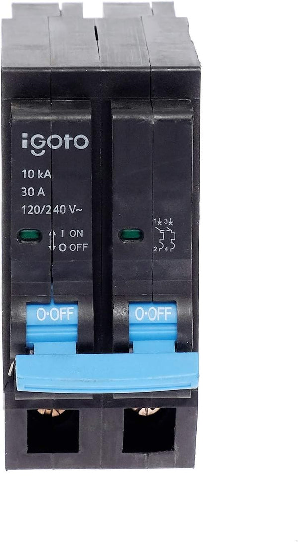 INTERRUPTOR TERMOMAGNETICO 2X30A PASTILLA TERMICA IGOTO IN2003