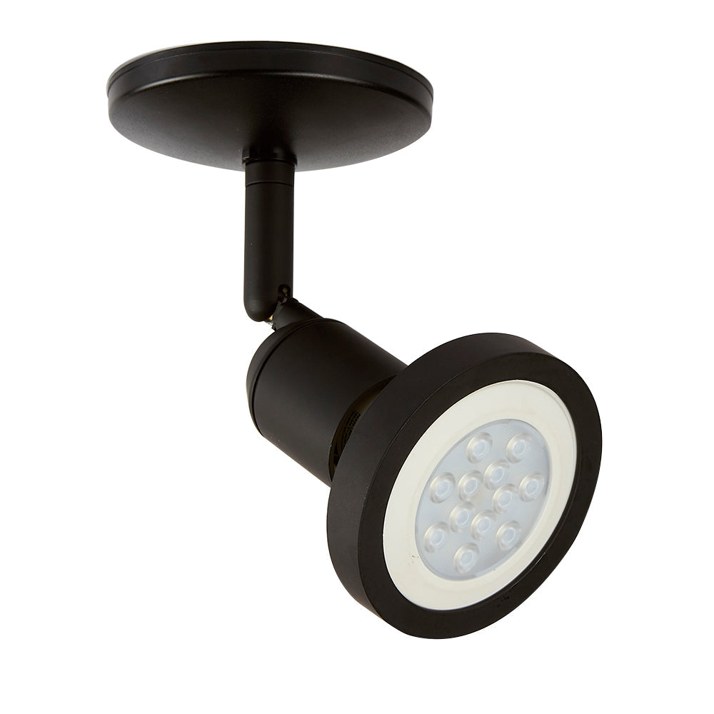 SPOT LED DE SOBREPONER PARA INTERIORES DE TECHO BELFORTI I NEGRO 13W 100-240V E27  75YS398MVN