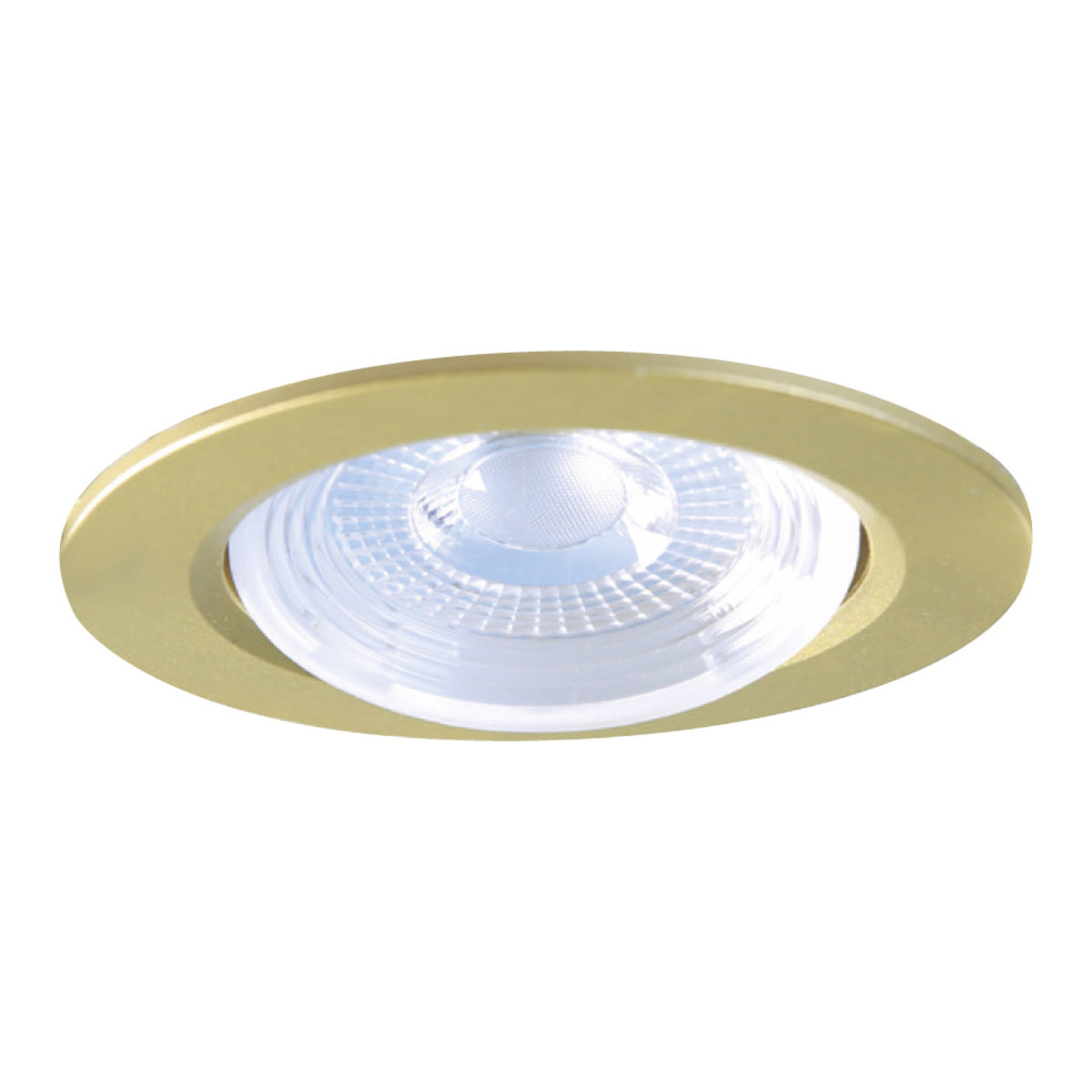 EMPOTRADO LED PARA INTERIORES DE TECHO REGULUS DORADO 7W 100-240V 500LM 30K 7YDLED155MV30D