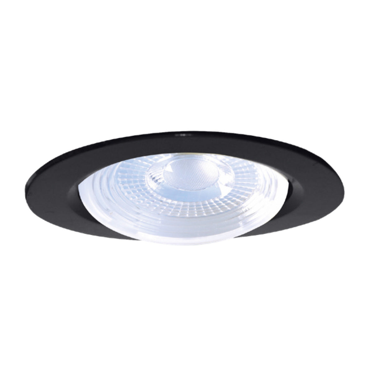 EMPOTRADO LED PARA INTERIORES DE TECHO REGULUS NEGRO 7W 100-240V 500LM 30K 7YDLED155MV30N