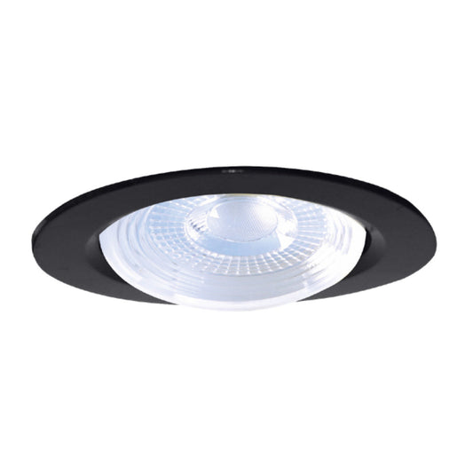 EMPOTRADO LED PARA INTERIORES DE TECHO REGULUS NEGRO 7W 100-240V 500LM 65K 7YDLED155MV65N