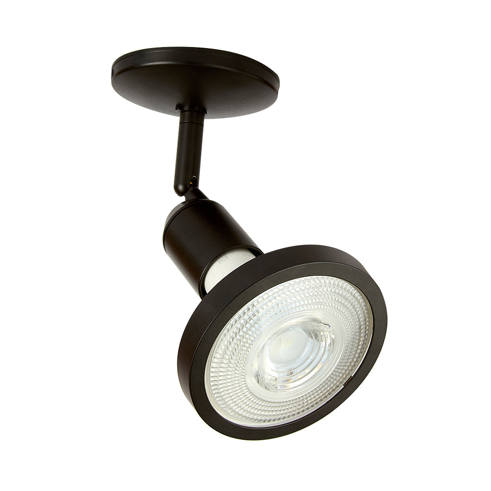 SPOT LED DE SOBREPONER PARA INTERIORES DE TECHO NEGRO 18W 100-240V E27 90YS400MVN PARA FOCO PAR38