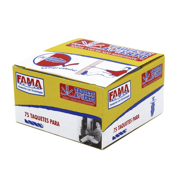 CAJA 100 TAQUETES 1/4 ABIERTO FAMA 9491