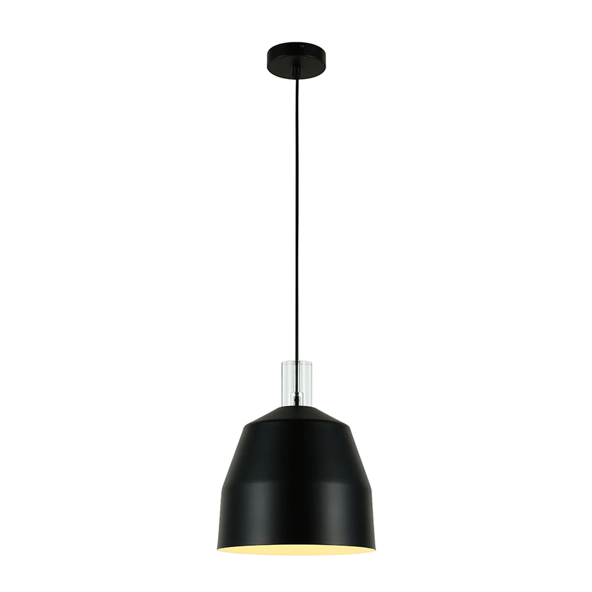 COLGANTE TECNOLITE HOME 2G NEGRO E26 MINOWA ALT 30CMS DIAM 25CMS 2G 2525N