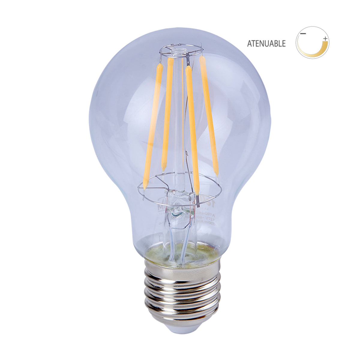 LAMPARA LED FILAMENTO DIM 7W E27 2700K A19D-LEDF/002/27