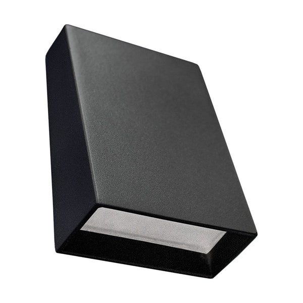 LÁMPARA DE MURO LED ALUMINIO NEGRO EXTERIOR IP54 5W 30K BLANCO CÁLIDO ARTLITE ADE-025