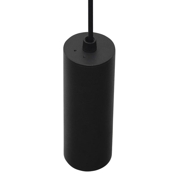 COLGANTE CILINDRO ALUMINIO NEGRO 1XGU10 ADE-608 SUSPENDIDO CONTEMPORANEO PARA SALAS COCINAS BARRAS