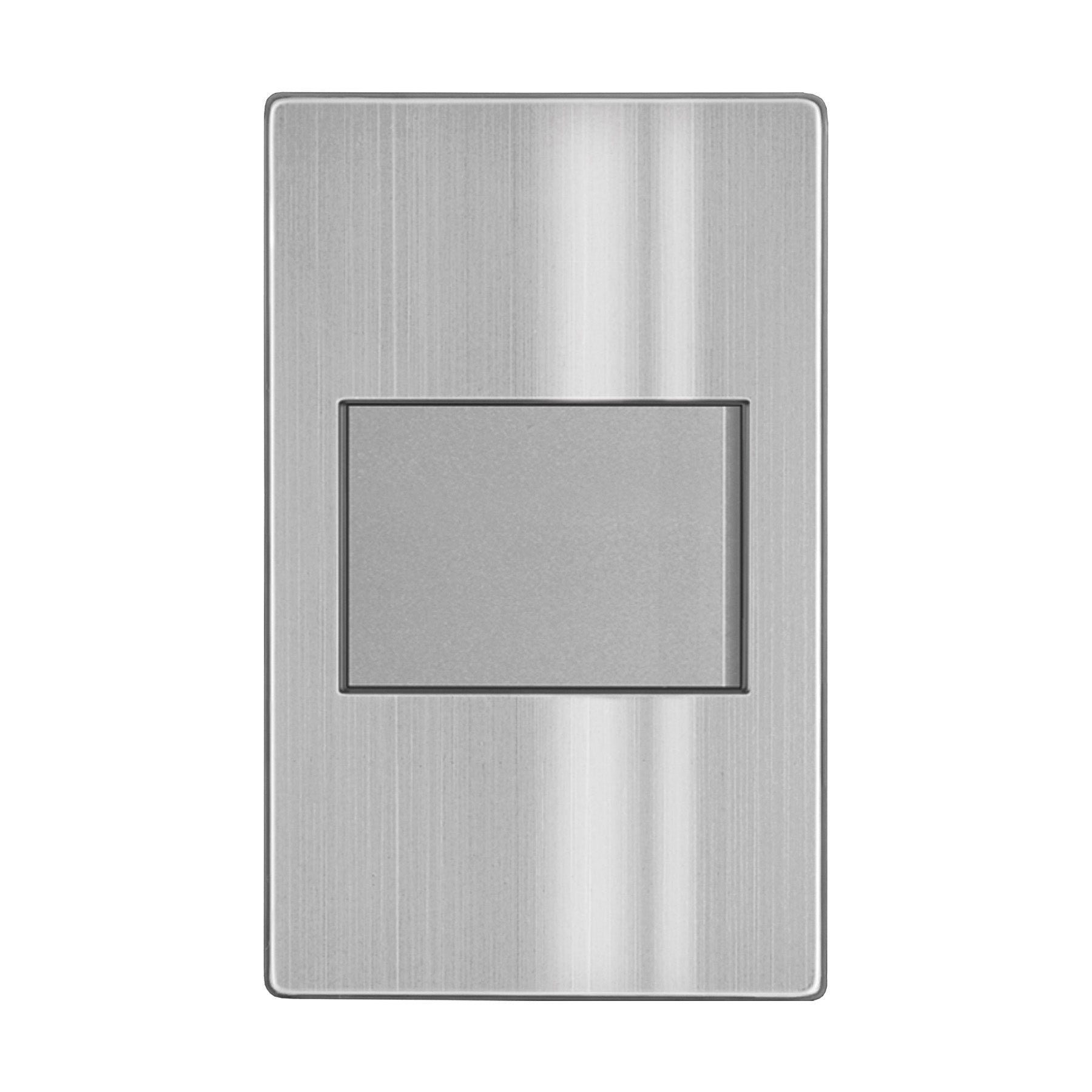 PLACA TAPA CIEGA ACERO INOX GRIS APL-112