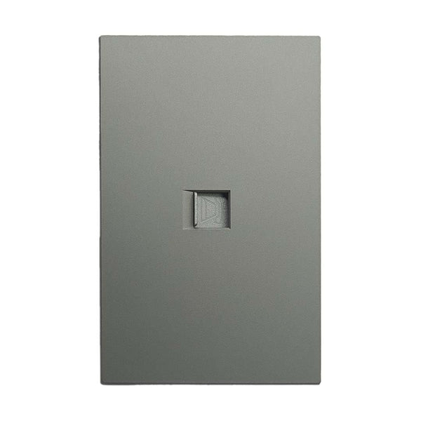 PLACA CON CONTACTO TELEFONICO ARTLITE COLOR GRIS OXFORD APL-408