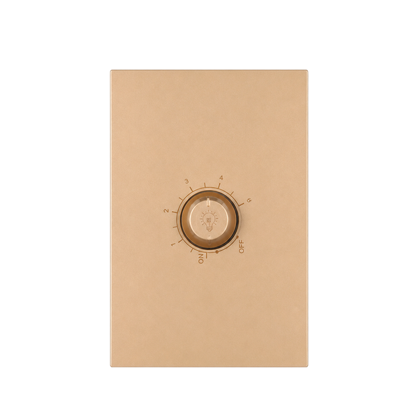 PLACA ATENUADOR DIMER DORADO LUXURY ARTLITE APL-511