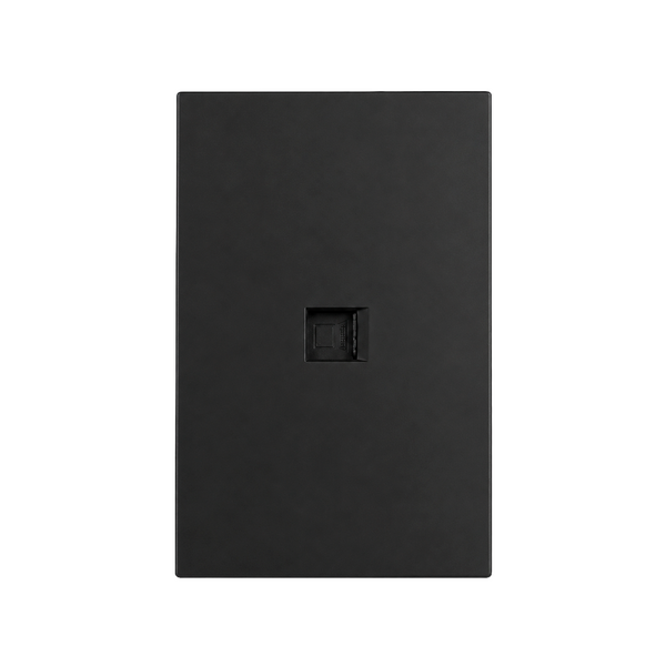 PLACA CONTACTO RED RJ45 CAT5 NEGRO LUXURY ARTLITE APL-609
