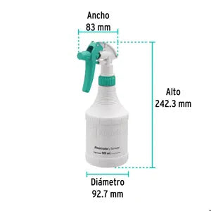 ATOMIZADOR 1/2L OPALINO BOQUILLA REGULABLE KLINTEK 55937 ATO-50