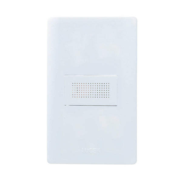 PLACA CON ZUMBADOR BLANCO