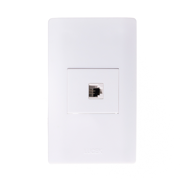 PLACA CON TOMA DE TELÉFONO