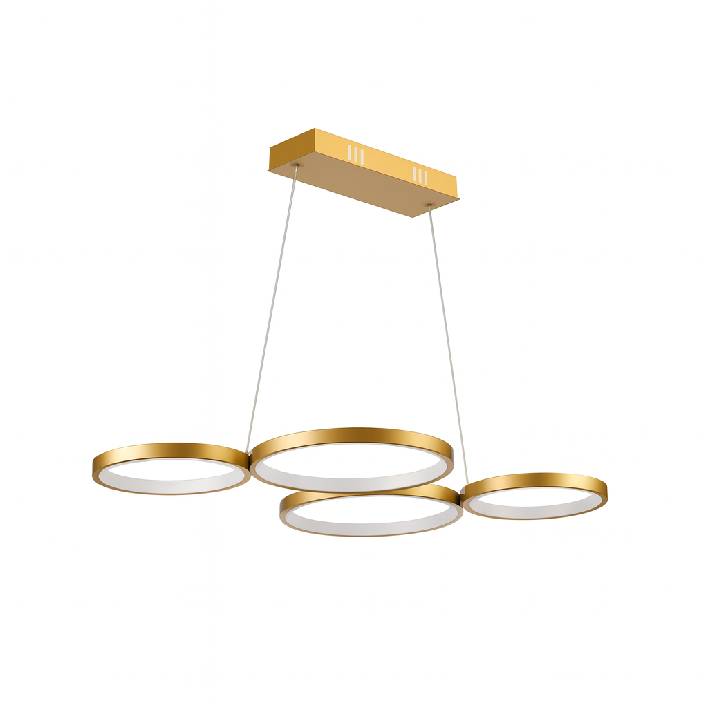 CANDIL LED DORADO CIRCULOS DECORATIVO 23W CCT MULTI TEMPERATURA LUMICRAFT DECOR-01