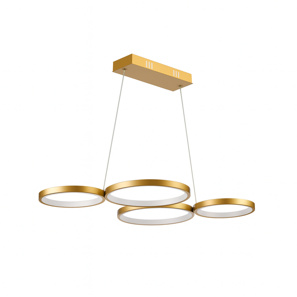 CANDIL LED DORADO CIRCULOS DECORATIVO 23W CCT MULTI TEMPERATURA LUMICRAFT DECOR-01
