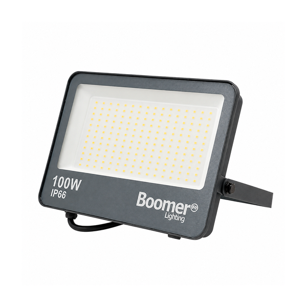 REFLECTOR LED SUPRESOR DE PICOS 6KV 100W CCT MULTI TEMPERATURA BOOMER FL22058C