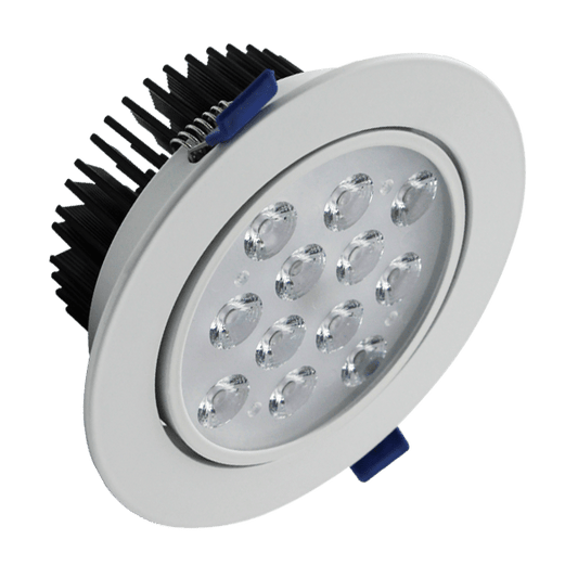 CELLING LIGTH DIRIGIBLE 12W BC 85-265V LUZ CALIDA MARCO BLANCO