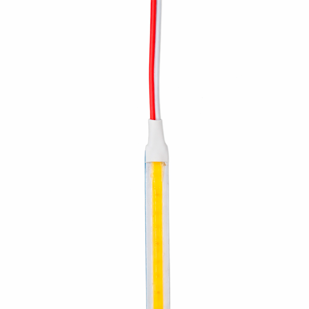 TIRA COB LED CONTINUO EXTERIOR 10MTS 127V 12W X METRO 30K LUZ CÁLIDA LUMICRAFT ECOB127V-WW