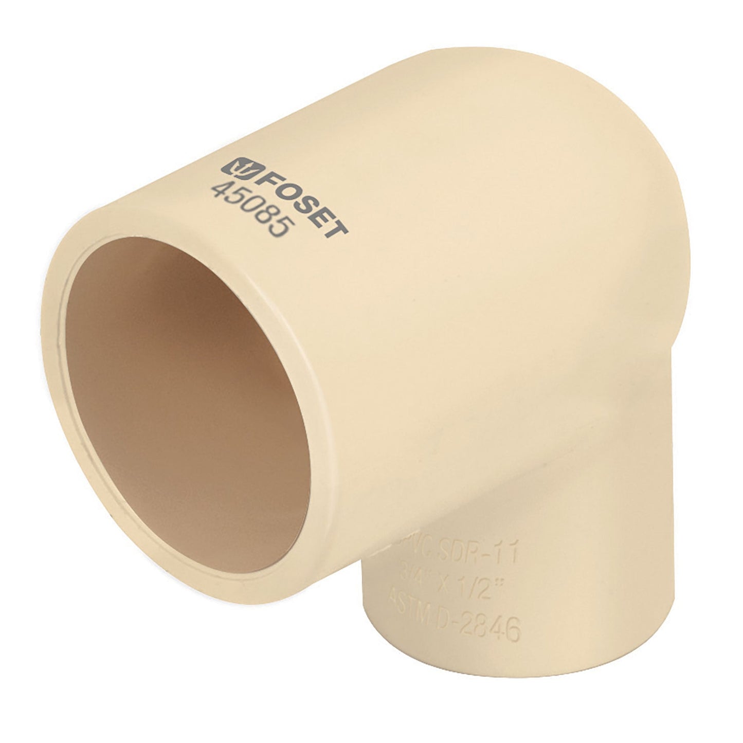 CODO REDUCCION 90° DE CPVC DE 3/4" X 1/2" FOSET    CPVC-521