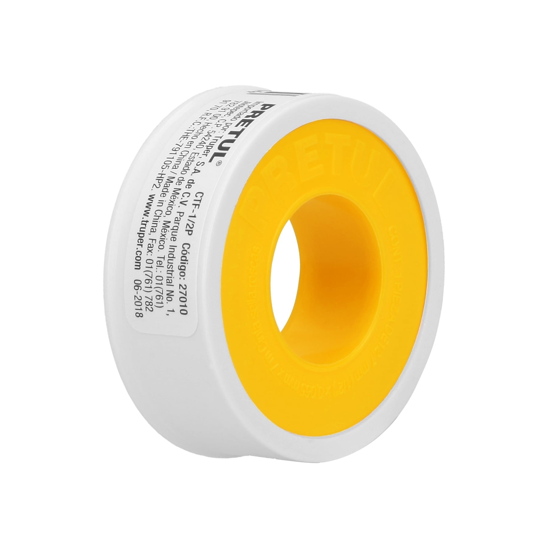 CINTA SELLA ROSCAS 1/2 PRETUL 27010 CTF-1/2P