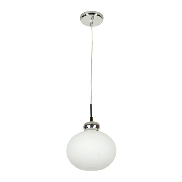 CANTIL LUXOR CRISTAL OPALINO SUSPENDIDO S/L 15W 100-240V E27 CTL-8052/OP
