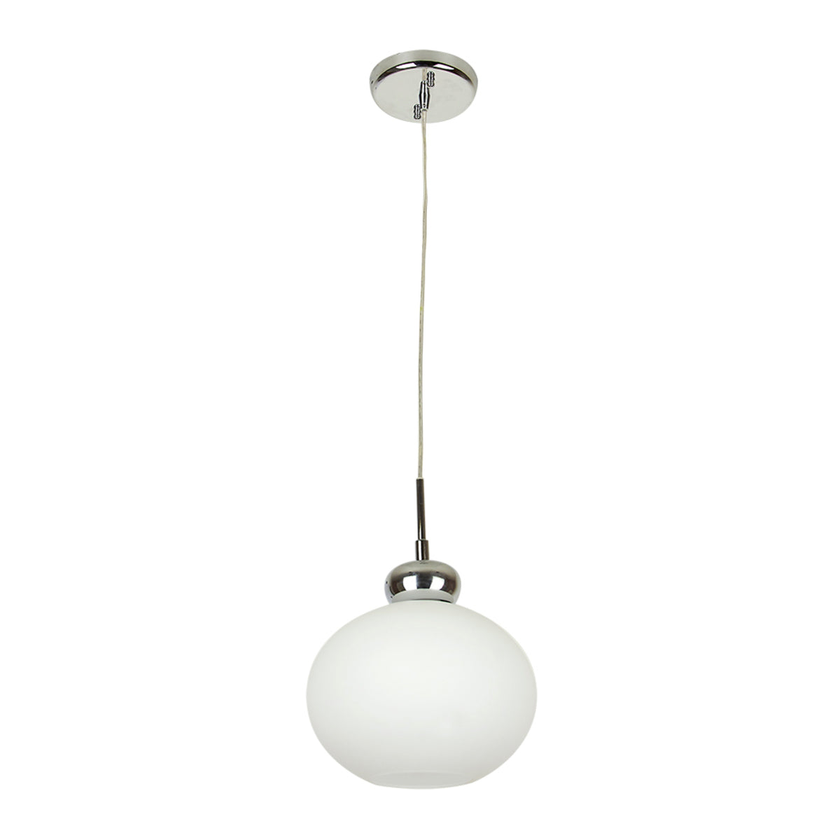 LÁMPARA SUSPENDIDA PARA INTERIORES LUXOR CRISTAL OPALINO 15W 100-240V E27 CTL-8087/OP