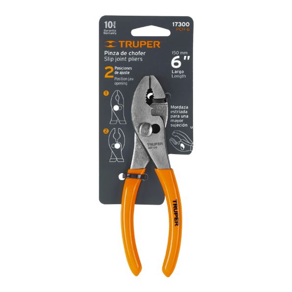 PINZA DE CHOFER 6" MANGO DE VINIL    PCH-6