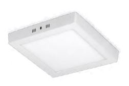 Luminaria Sobreponer LED Cuadrada 220mm x 220mm 1278lm 85-265V Blanco 18W 30K ACRUX18W30K