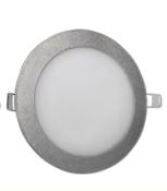 Luminaria Empotrar LED Circular 85mm Diámetro Corte 70mm Gris 3W 85-265V 138LM 65K PLEDC3W65K