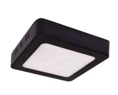 Luminaria Sobreponer LED Cuadrada 300mm x 300mm 1704lm 85-265V Negro 24W 65K ACRUX24W65KN