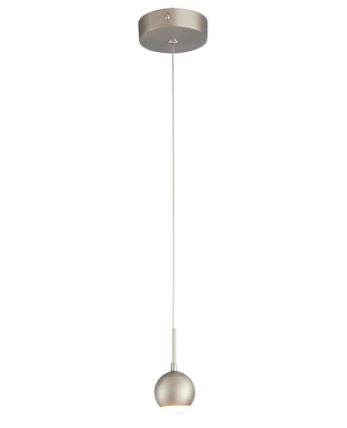 LUMINARIA LED COLGANTE METAL SATIN 1x5W POLLU