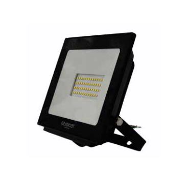 REFLECTOR RS 50W 30K IP65 100-240V LUZ CALIDA MARCO NEGRO