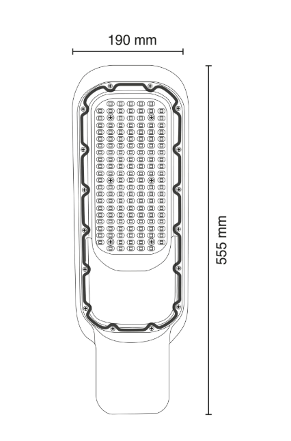 SUBURBANA STREETLIGHT LED FOTOCELDA 100W 50K LUZ FRÍA SUPRESOR DE PICOS 4KVA ICON LAPFOT100W50KECO