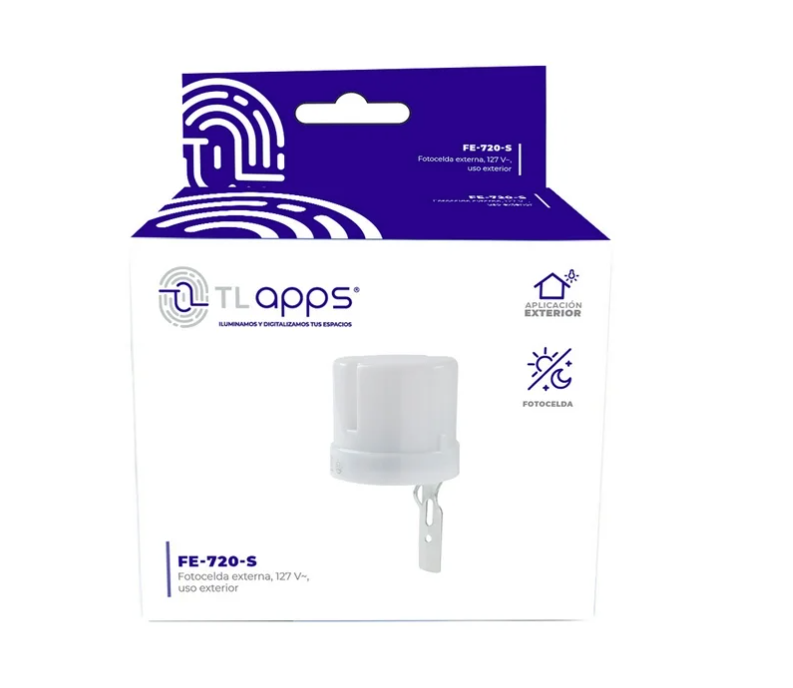 FOTOCELDA EXTERNA 25A 110 220V AJUSTABLE TECNOLITE APPS FE-720-S