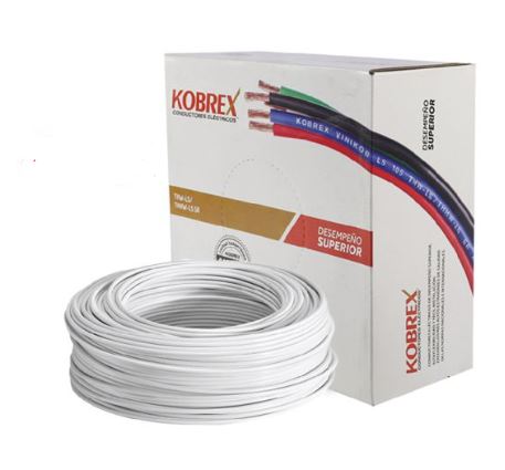 CABLE CALIBRE #12 THW BLANCO CAJA 100M