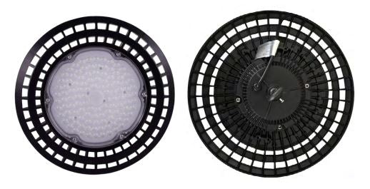 Luminaria Hi-Bay LED 10000lm Diámetro 235mm 85-265v Negro 100W 65K KBELL100W