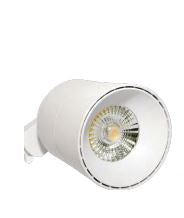 Luminaria tipo spot para riel de 3 hilos 85-265V Blanco 30W 30K HEKA30W30KB