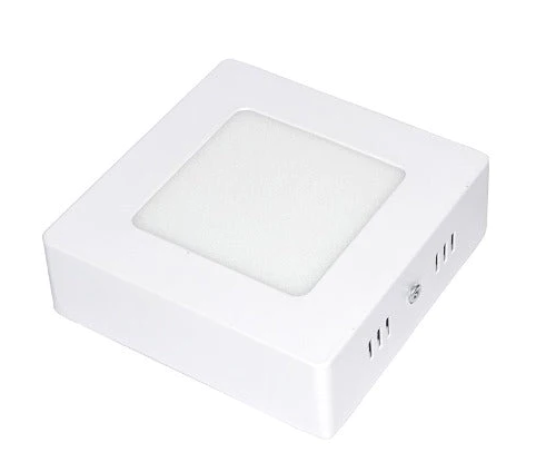 PANEL LED DE SOBREPONER CUADRADO 6W 100-265V 65K