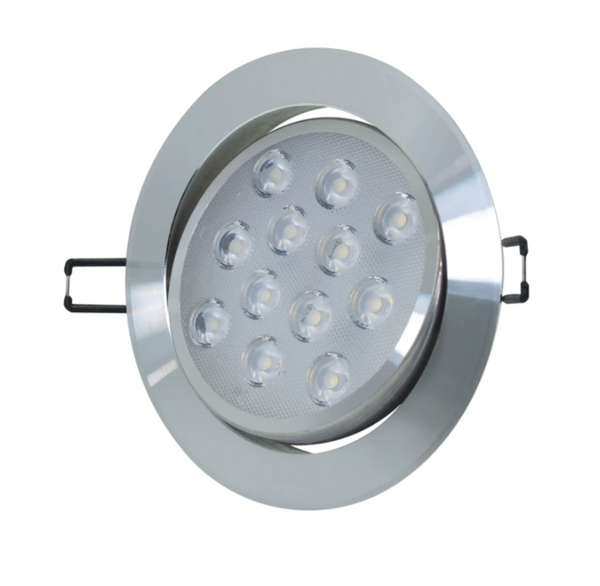 EMPOTRADO ALUMINIO DIRIGIBLE 12W 127V