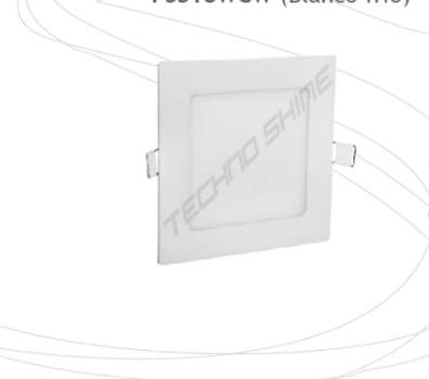 PANEL SLIM CUADRADO EMPOTRABLE DE 18W LUZ NEUTRA 4000K TECHNOSHINE PSS18WNW
