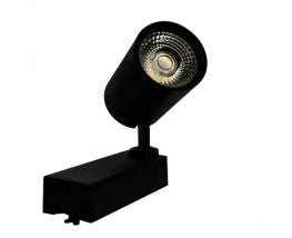 Luminaria tipo spot para riel de 3 hilos 85-265V Negro 30W 30K BELLATRIX30W30KN