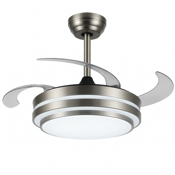 VENTILADOR 6 VELOCIDADES LUZ AJUSTBLE TECNOLED ML-FAN-IV403C
